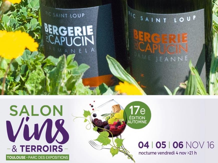 Exhibition Vins et Terroir, from 4 to 6 November 2016