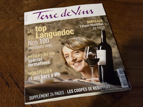 Larmanela 2012 selected by Terre de Vins news magazine